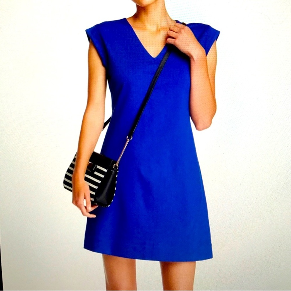 Kate Spade Blue V-Neck Dress